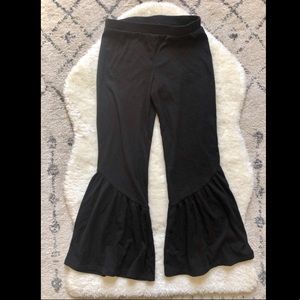 Girls Ruffle Bottom Pants